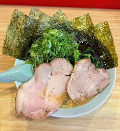 「上ラーメン 1,100円。」@家系ラーメン 一楽家の写真