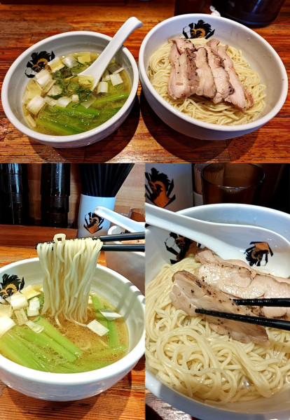 「期間限定 昆布水 極・鶏つけ麺 塩+大盛(￥980+200)」@満鶏軒の写真