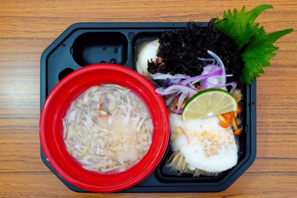 「【YOKOKURA STOREHOUSE】ニボコンツケメン 塩味」@大つけ麺博 Presents 秋の新作ラーメン祭の写真