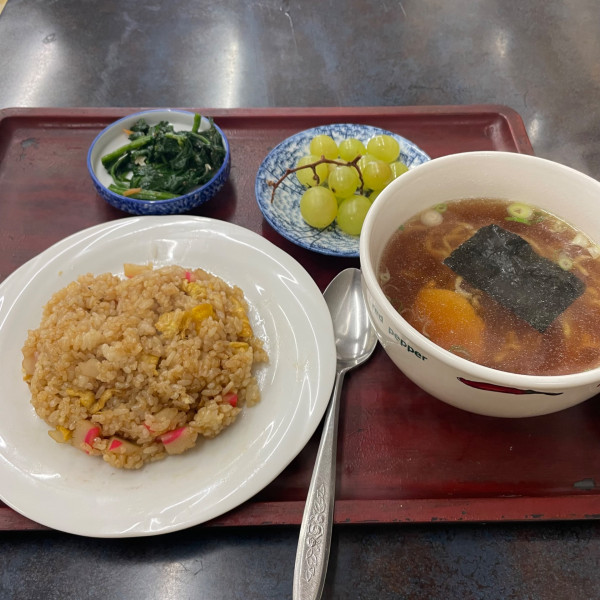 「チャーハン ミニラーメンセット 600円」@中華料理 来々軒の写真