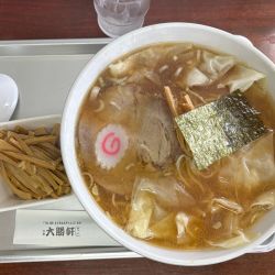 ワンタン中華麺（1200）メンマ（250）