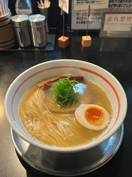 「柳麺 淡麗塩 白の一滴」@麺坊 炗の写真