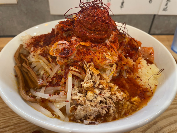 「辛次郎・並：1200円」@麺や えねるの写真