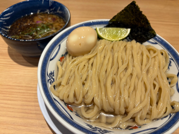 「味玉昆布水つけ麺(醤油)1170円」@中華そば 千乃鶏 志木店の写真