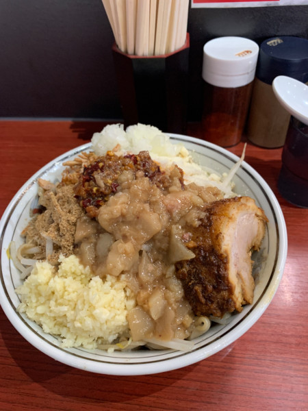 「ちーゆでペペロンチーノ」@ラーメン一太豚の写真