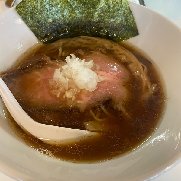 「中華そば　800円（モーニングサービスで200円引き）」@中華そば イチラクの写真