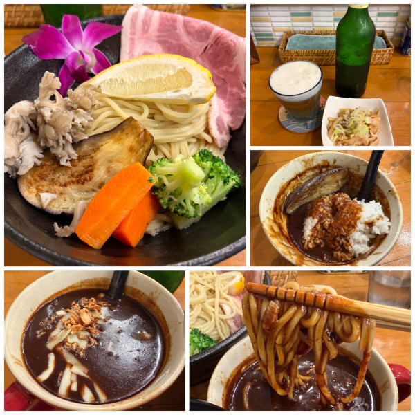 「秋冬野菜100時間濃厚カレーつけ麺チーズ入り1560円ビール」@麺屋 Hulu-luの写真