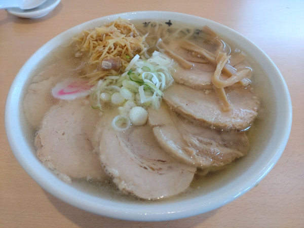 「生姜チャーシューめん大盛＋ぎょうざ」@麺や 赤堀の写真