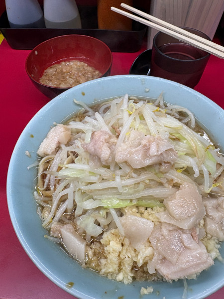 「小ラーメン（麺少なめ　Nmm A）」@ラーメン二郎 中山駅前店の写真