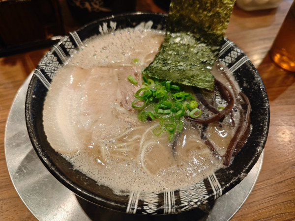 「ミニラーメン 硬め」@博多一双 新横浜ラーメン博物館店の写真
