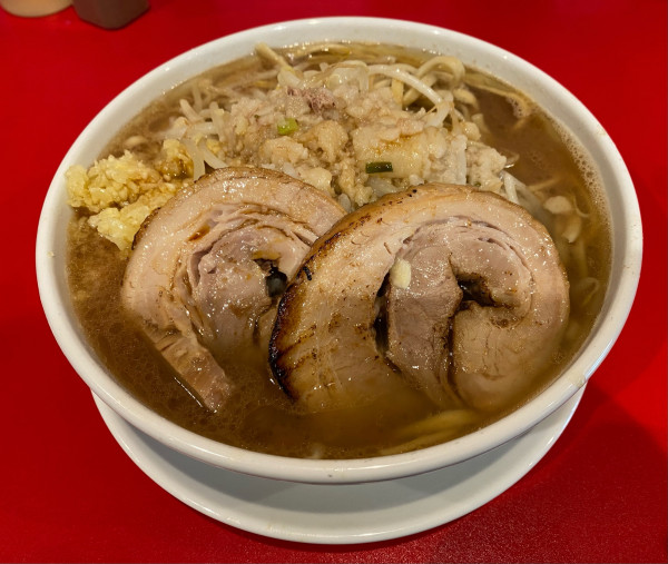 「ラーメン大盛(300g)+豚増し」@豚ノヴァ 零 神田水道橋店の写真