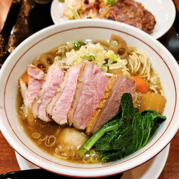 「俺のけんちん　鴨ラーメン」@WITH「麺、道有楽」の写真
