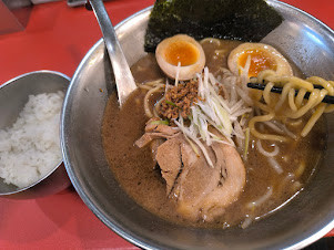 「たまり醤油ラーメン＋サービス小ライス(850)」@らーめん房 とりとんの写真