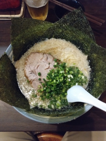 「のりらーめん」@らーめん にんにくや 小平店の写真