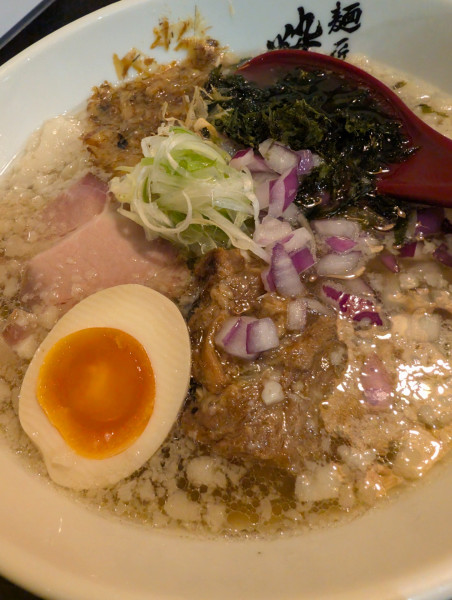 「手揉みらぁめん(塩)」@麺匠 粋やの写真