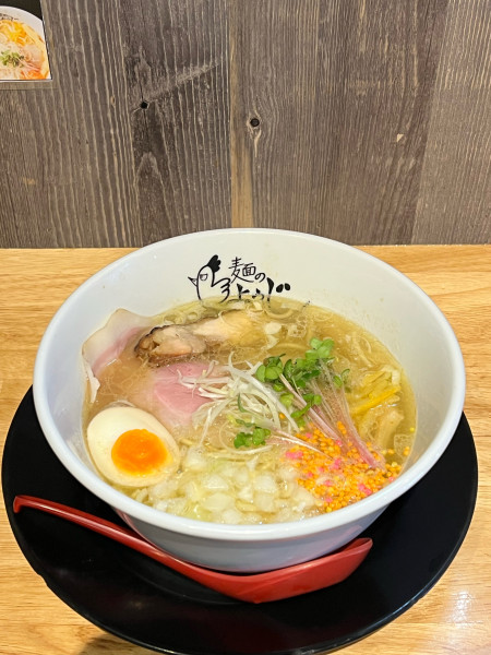 「鶏節極塩らーめん」@麺のようじの写真