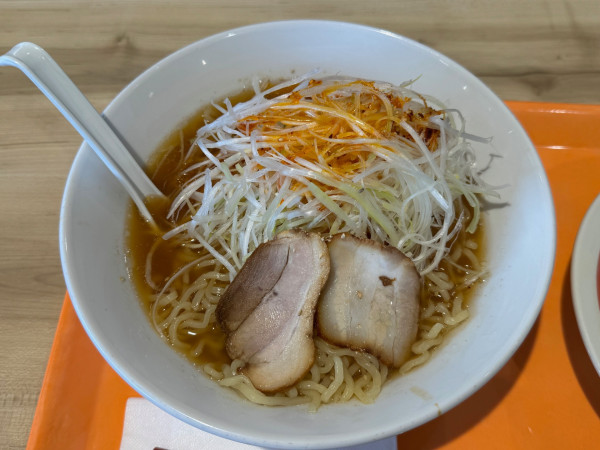 「ねぎらーめん　麺大盛り」@幸楽苑 レイクウォーク岡谷店の写真