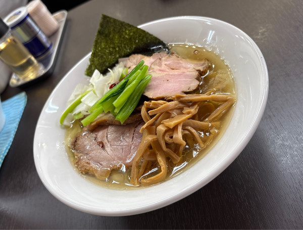 「塩らーめん+肉増し」@自家製手打ち麺 禿の写真