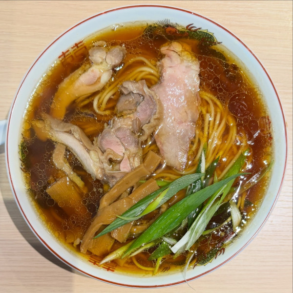 「【限定】老鶏そば  老鶏油の和え玉」@桜上水 船越の写真