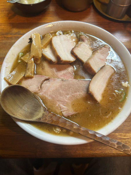 「ミックス肉麺(1200円)」@麺 髙はしの写真