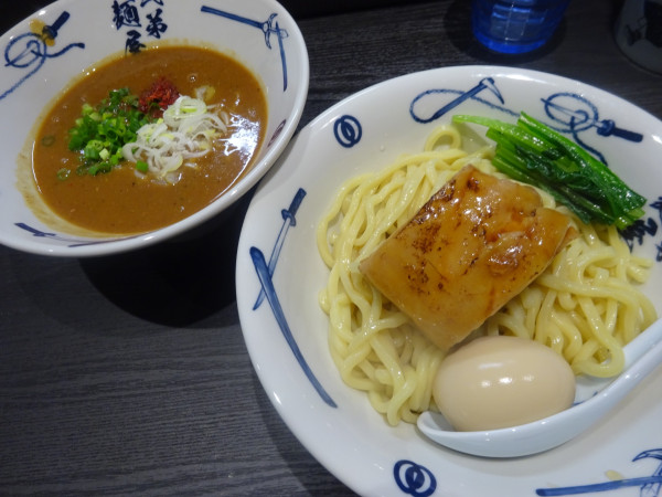「武蔵濃厚つけ麺　並盛り　1,500円」@弐弟 麺屋武蔵 岸本翔太の写真