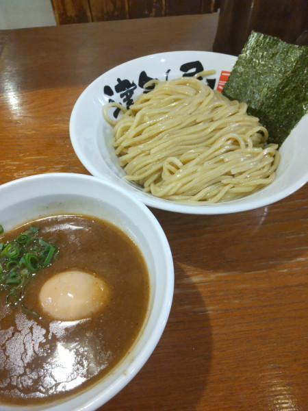 「味玉つけ麺(大盛無料)」@つけ麺津気屋 武蔵浦和の写真