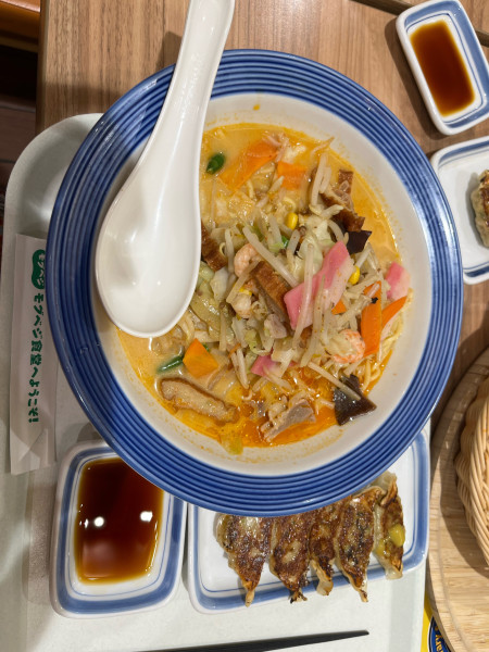 「辛口長崎チャンポン」@長崎ちゃんぽん リンガーハット スマーク伊勢崎店の写真