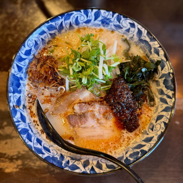 「海老白湯らーめん（1,000円）」@らーめん砦 研究所の写真