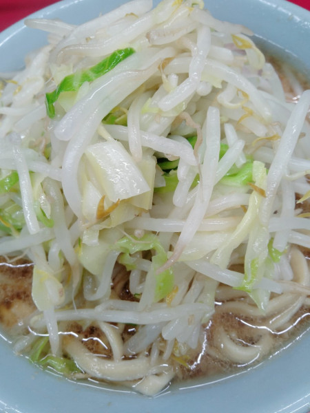 「小らーめん豚2枚」@ラーメン二郎 中山駅前店の写真