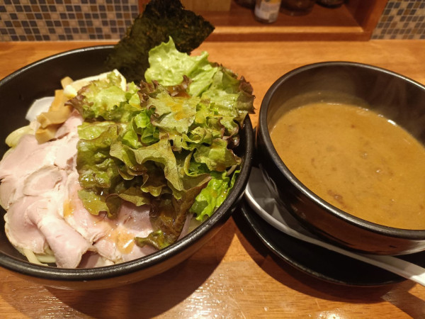 「つけ麺（エビ）」@魚貝中華そば 西尾久さんごの写真