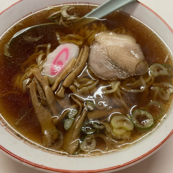 「ラーメン　350円」@わたなべ食堂の写真