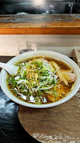 「ネギチャーシューメン 大盛り」@手打 焔の写真