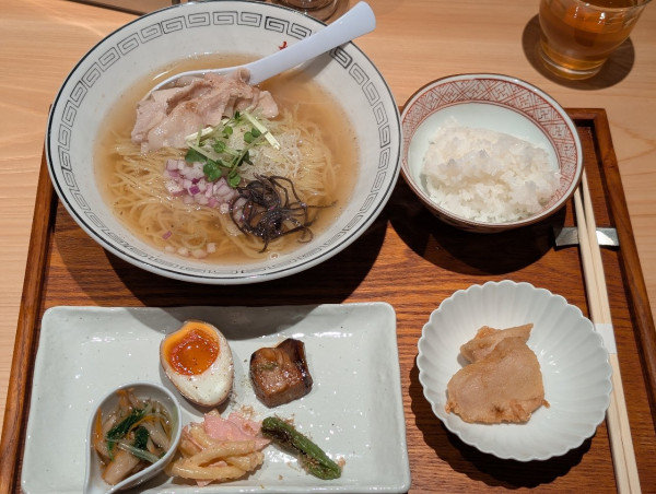 「大月ラーメン定食」@和食 大月の写真