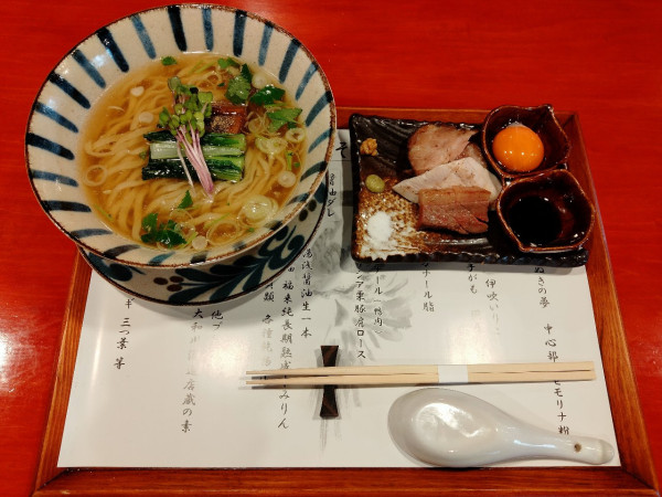 「中華そば塩」@中華そば 鴨福の写真