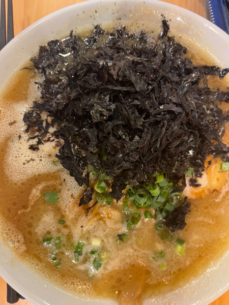 「中華そば1,000円＋岩のり100円」@らーめん 武臣の写真