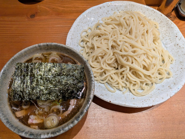 「ミックスチャーシューつけめん(麺少なめ、1600円)」@中華そばの店 りょうがの写真