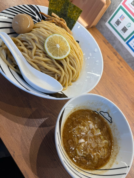「味玉つけ麺450g」@つけ麺 一頂 秋葉原店の写真