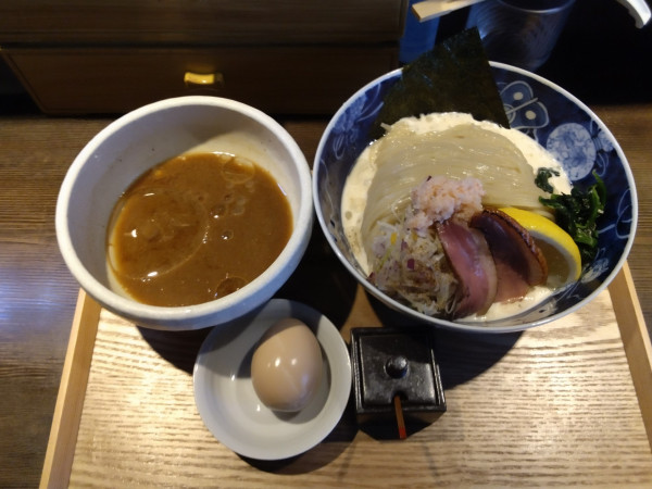 「「鴨と蟹の細つけ麺」(味噌)」@鴨出汁中華蕎麦 麺屋yoshikiの写真