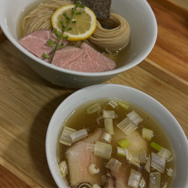 「味玉昆布水つけめん塩」@アメノオトの写真