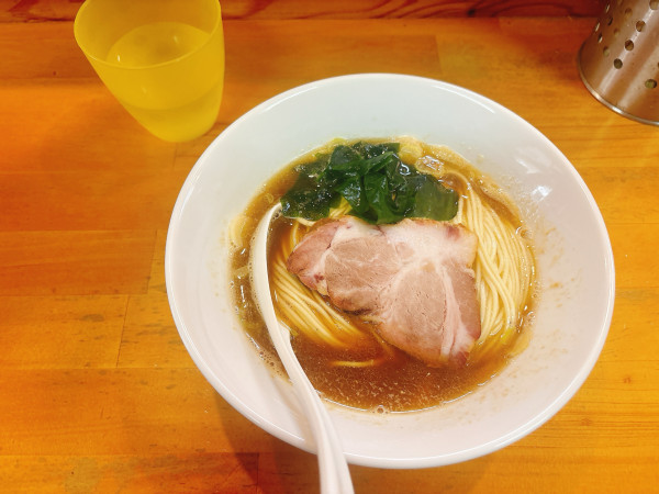 「中華そば＋和え玉(生卵)」@煮干中華ソバ イチカワの写真