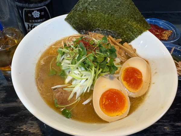 「【限定】のどぐろ煮干しらーめん1300円+他いろいろ」@麺や 笑 ~Sho~の写真