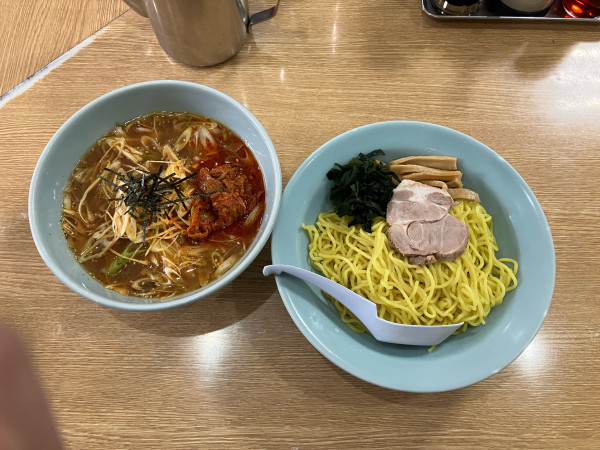 「ねぎからしつけ麺」@ラーメン屋 麺一 仲町台店の写真