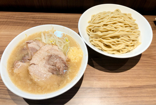「つけ麺1300円　塩100円」@らーめん菊の写真