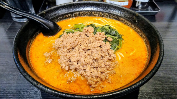 「地獄の担々麺(入門編・大盛)」@地獄の担担麺 天竜 トツカーナモール店の写真