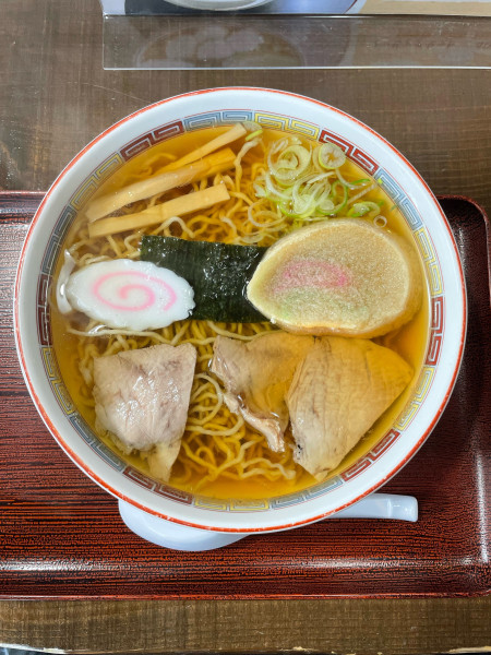 「中華そば(820円)」@名代三角そばやの写真