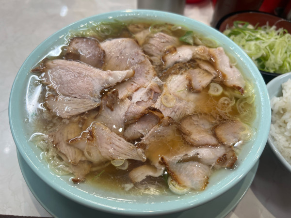 「チャーシュー麺　990円　ネギ　200円」@なぎちゃんラーメン 白楽店の写真