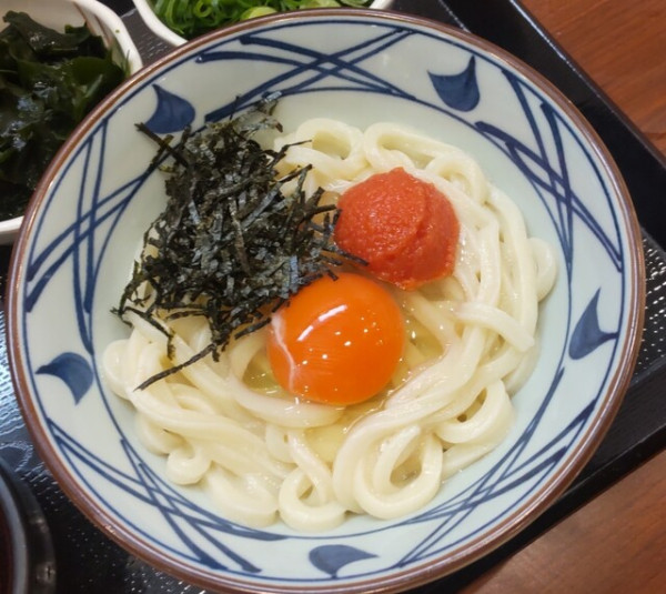 「明太釜玉 520円」@丸亀製麺 天童店の写真