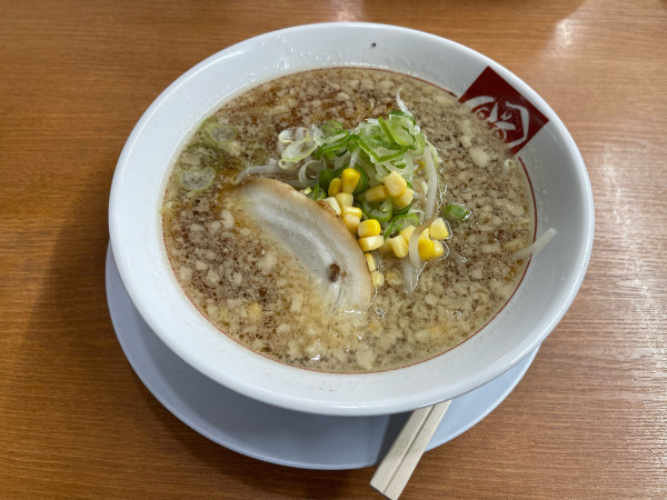 「ニンニク醤油ラーメン」@ラーメンばんだい 大谷田店の写真