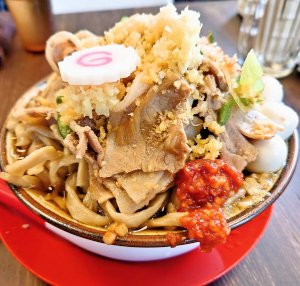 「肉めん肉増し+まさお」@肉めん 肉めし NO11の写真