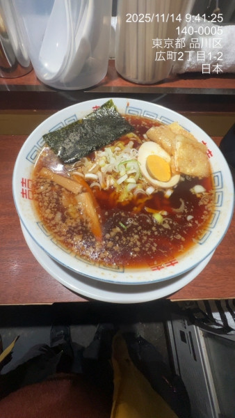 「朝ラー650円」@大井町立食い中華蕎麦 いりこ屋の写真